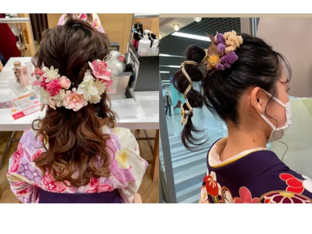 ヘアのみ7000円★着付けも可能!日本髪から華やか、シンプルまでなんでも可能★