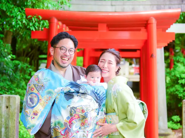 月間3組限定☆お宮参り撮影☆パパカメラマンが楽しい家族の時間をご提供!
