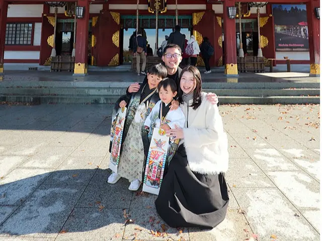 【盛岡スタジオヒロシ盛岡写真館】プロ写真家がお宮参りを思い出に残る撮影をします。