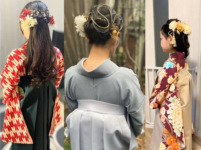 ヘアセット込み料金*お宮参り七五三冠婚葬祭など*空き確認後に予約リクエストを*