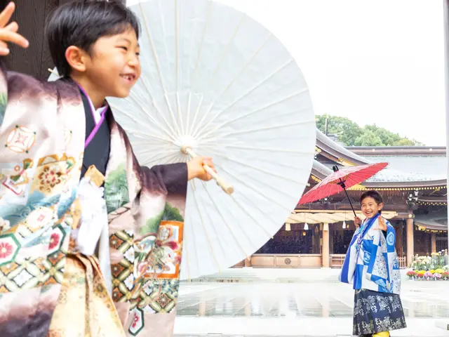 お子様との大切な時間を写真で残します!番傘無料貸出。楽しい撮影を!!!