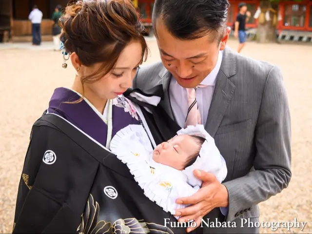 【お宮参り】美しい光の中で幸せ感のある写真をお届けします。