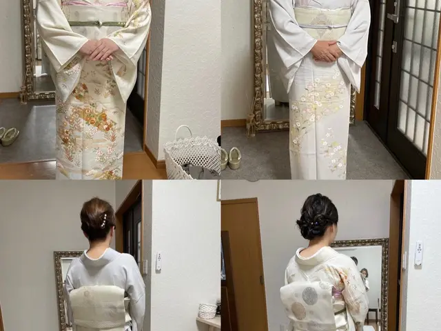 簡単ヘアセット付・和装トータルプロデュース・スタイリスト・着付け講師・現金払い