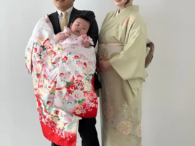 \七五三をご家族で/秋晴れのもと、みんな着物でお祝いを!お得な各種割引有ります