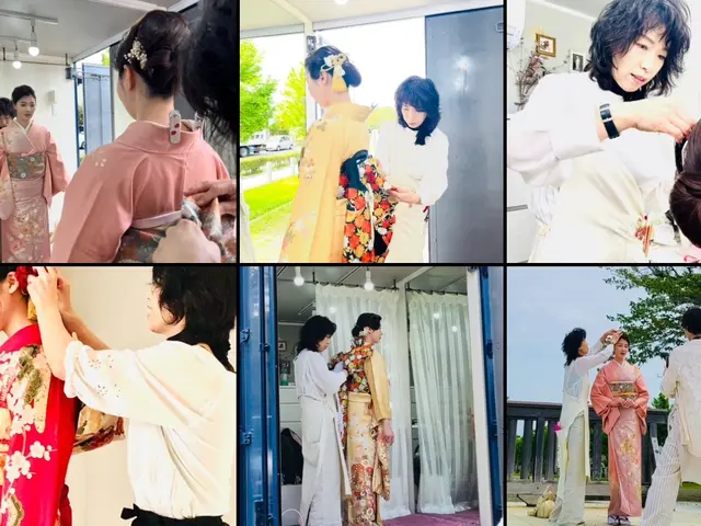 【2月出店】テレビ局勤務歴一級着付け技能士美しい着付けヘアセット別途承り