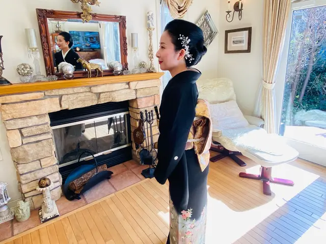 【出張着付けヘアメイク専門美容】着付けとヘアセット込みの金額です。