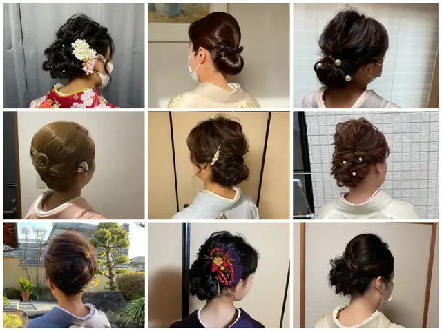 ヘアメイクと着付け一緒に可能★美容歴20年以上!!自毛で新日本髪対応できます!