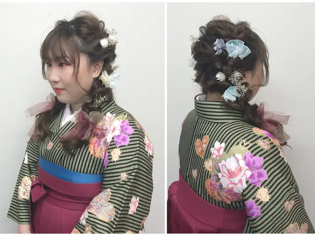 ヘアメイクと着付け一緒に可能★美容歴20年以上!!自毛で新日本髪対応できます!