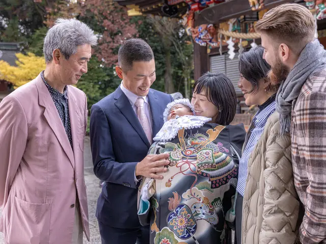 産着レンタル可能!!産着の着付けはお任せください♪お宮参り撮影
