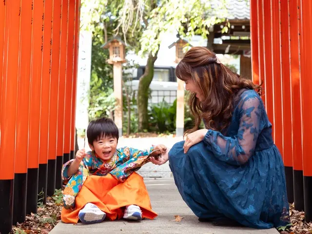 お子さんのペースで楽しみながら七五三のお祝いを。