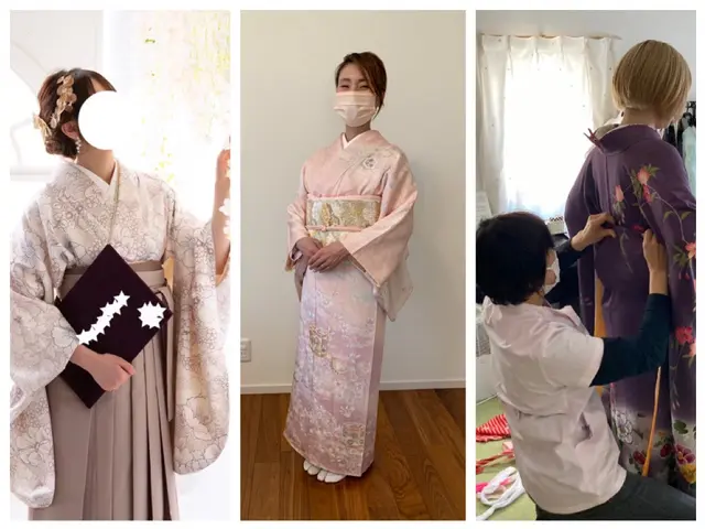 着物歴30年。着物好きが綺麗で丁寧に、お着付けします。