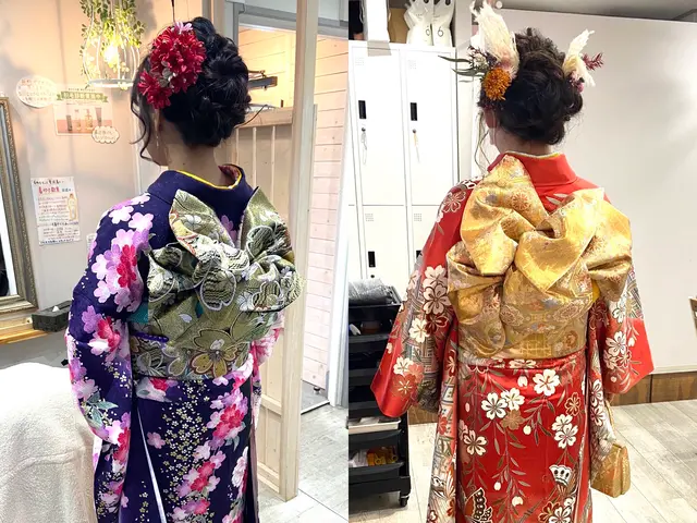 神戸の着付け講師◆美容師免許有◆苦しくない着崩れない着付けヘア有無選択◆早朝対応