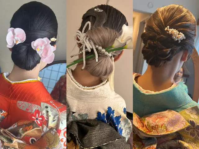 【美容師免許あり】流行りのヘアメイクから和髪まで、お客様のご要望に広く対応します