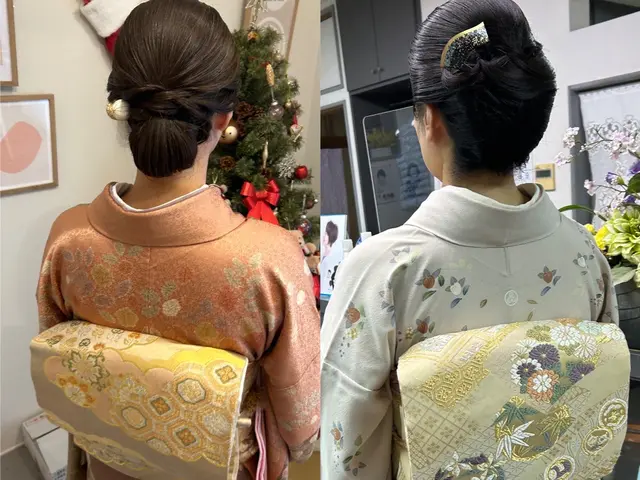 【美容師免許あり】流行りのヘアメイクから和髪まで、お客様のご要望に広く対応します