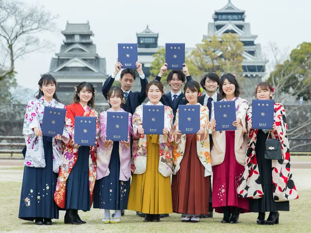 桜背景で一生記念となる家族写真撮影します!