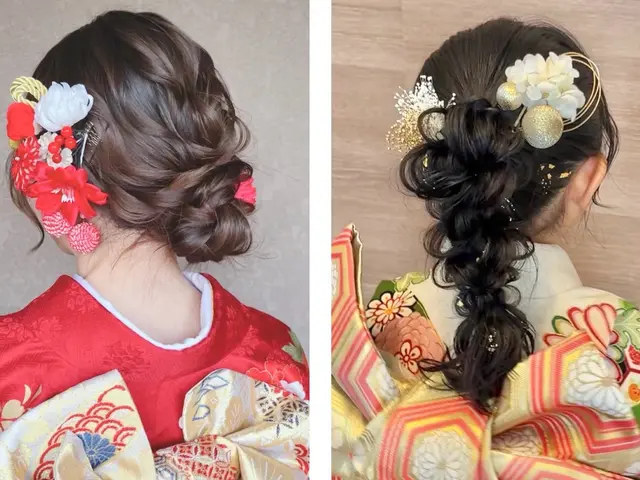 ★ヘアセット無料★早朝料金なし★紐の締め方にこだわった苦しくない着付け♡