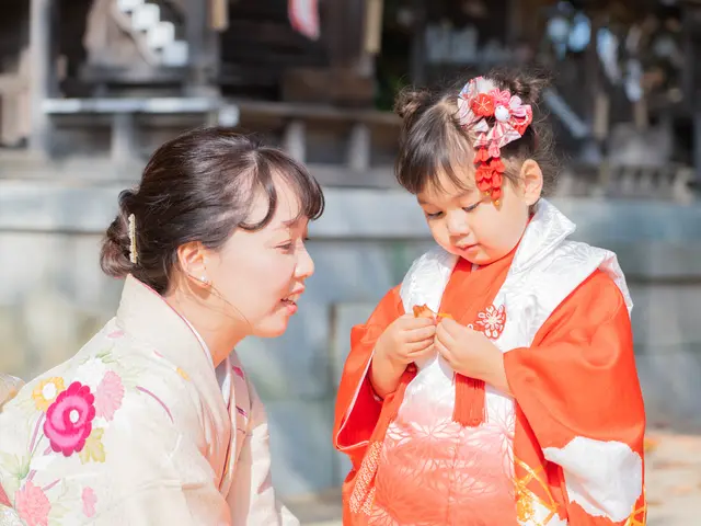 ご成長と思い出を残します☆和傘全4種類貸出無料!紙風船と現像写真5枚プレゼント♡