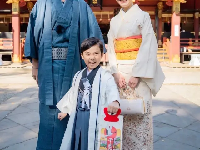 お子様かママの着付予約でパパの着物レンタル無料♪家族揃って和装で思い出の七五三を