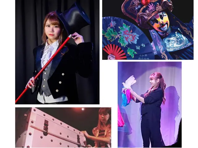 【メディアで話題の変面!】女性マジシャン、豪華イリュージョンなどをお届けします!