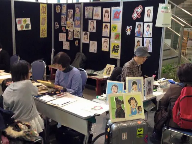 出張似顔絵(東京似顔絵倶楽部)