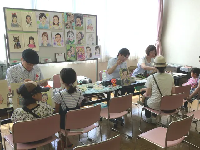 出張似顔絵(東京似顔絵倶楽部)