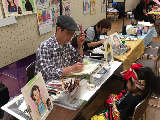 出張似顔絵(東京似顔絵倶楽部)