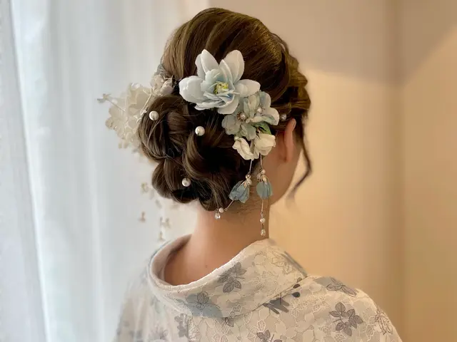 《ヘアメイクと着付け同時施術OK》◎現役ブライダル美容師◎