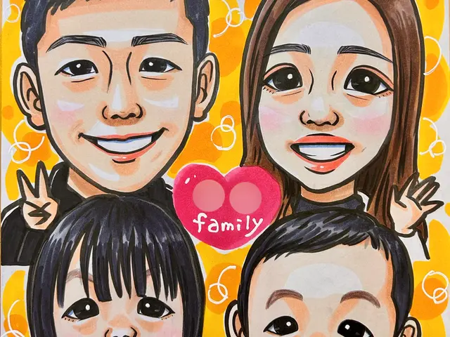 明るくポップな似顔絵♪楽しく丁寧な接客を心がけ、イベント会場を盛り上げます。