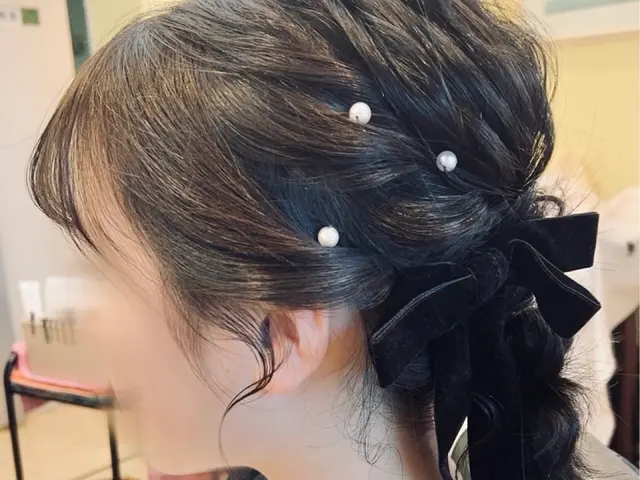 着付け(別料金)も同時に可能です♪