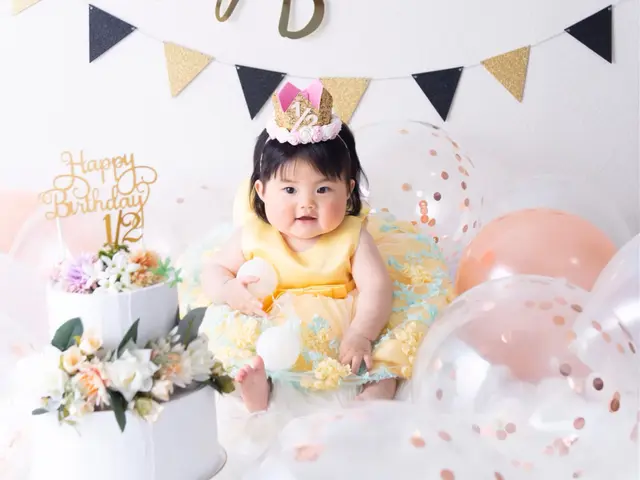 1歳誕生日、ハーフバースデー撮影いたします