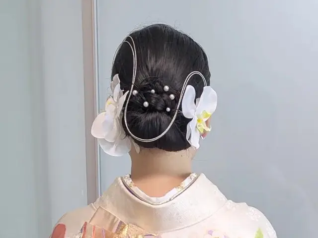 着付けとヘアセット当時施術可