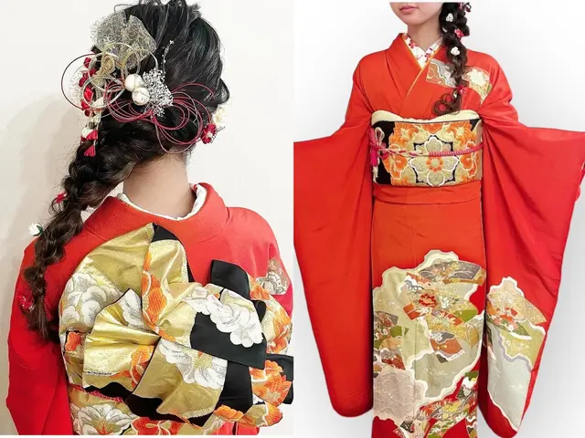現役ヘアメイクのヘアセット付き。出張着付けサービス。苦しくなくて崩れないと高評
