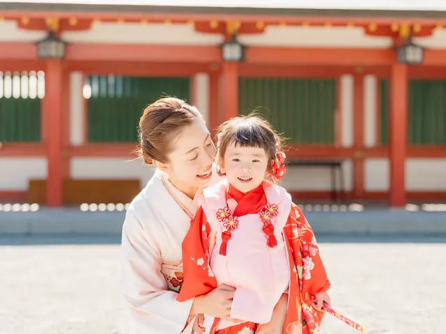 <七五三撮影>神社でのお参りの様子を撮影します
