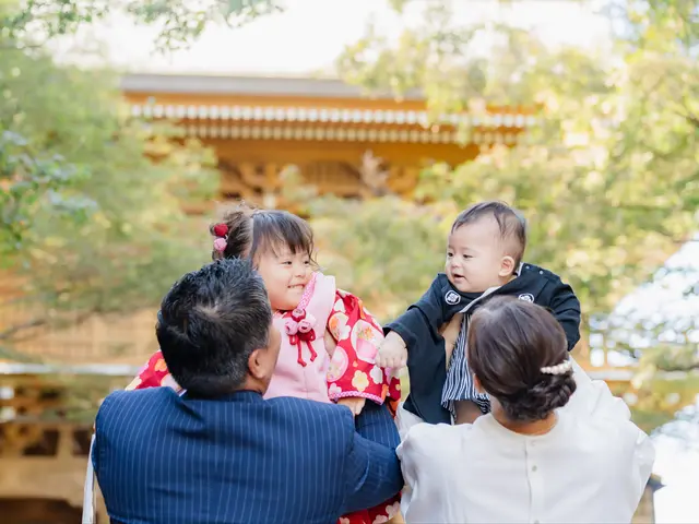 <七五三撮影>神社でのお参りの様子を撮影します