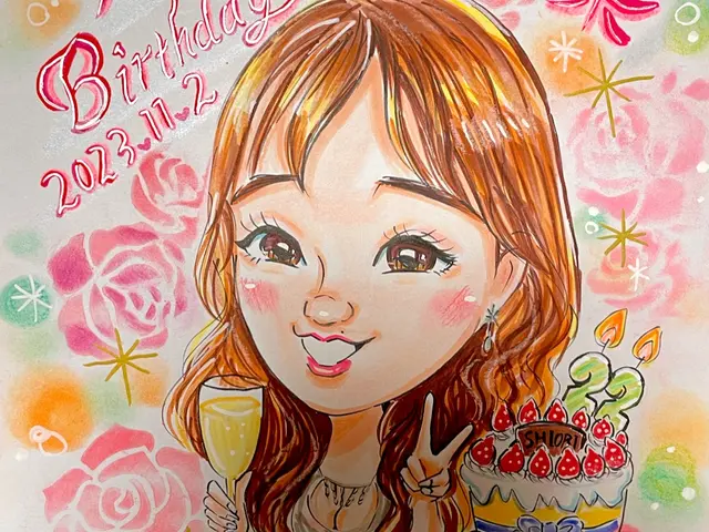 《経験20年》そっくり&かわいい似顔絵♪営業時間外・対応地域外もご相談ください