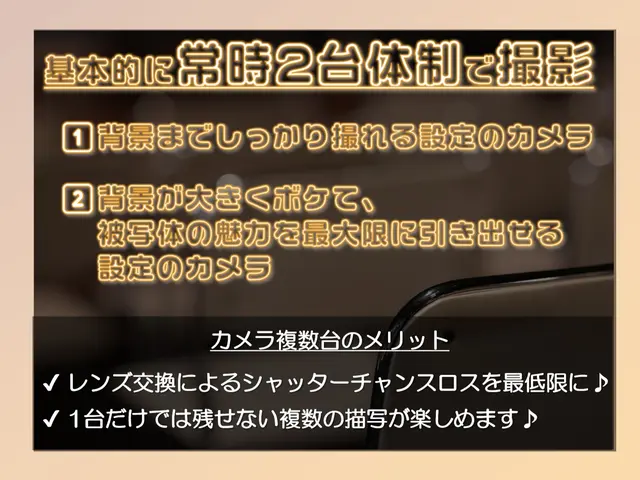 【年中無休★前日依頼もOK】2時間以上で延長サービスも!◎撮影・提供枚数無制限!
