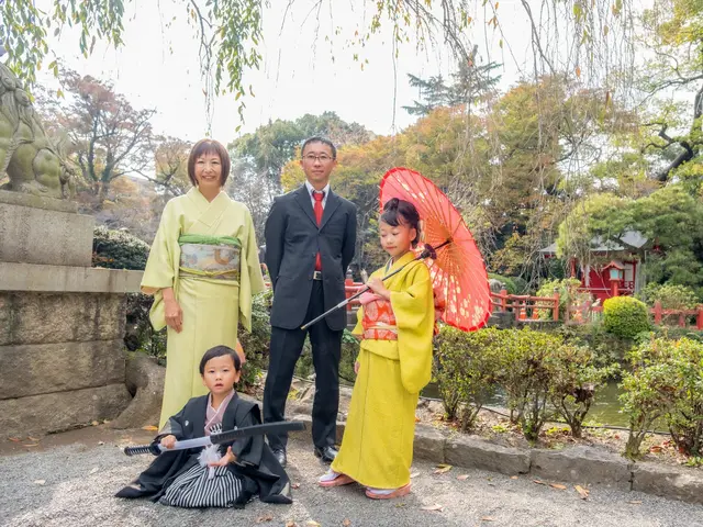 【家族フォトグラファー】奥さんと娘と三人で七五三のお祝い撮影を!