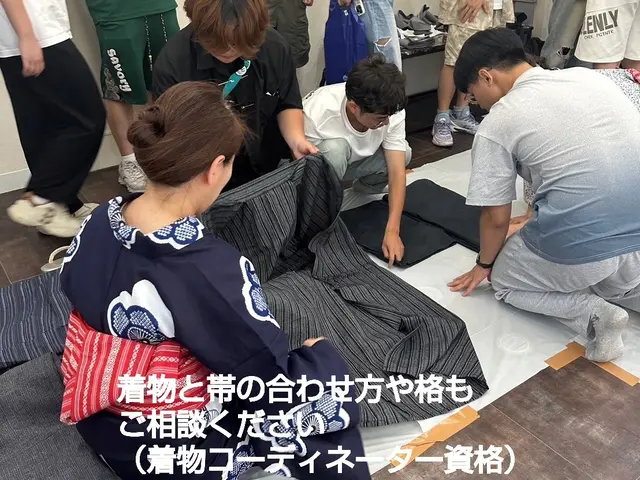 日程確認後に予約リクエストを◆着物と帯コーデ相談も◆自宅以外も可◆七五三親子割引