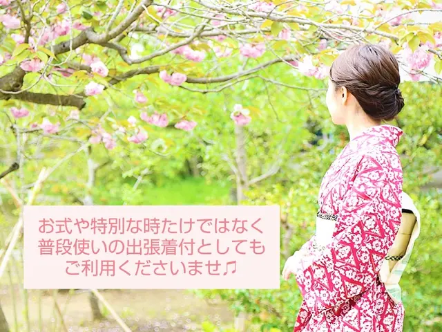 日程確認後に予約リクエストを◆着物と帯コーデ相談も◆自宅以外も可◆七五三親子割引