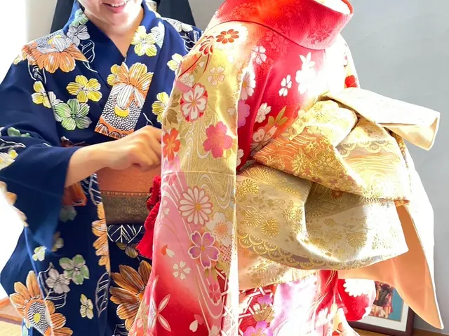 上品で華やかスタイル良く見える着付け!【ご予約前にご連絡下さい。ヘアメイク非対応