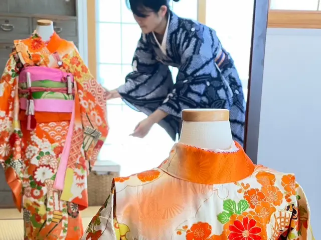 上品で華やかスタイル良く見える着付け!【ご予約前にご連絡下さい。ヘアメイク非対応