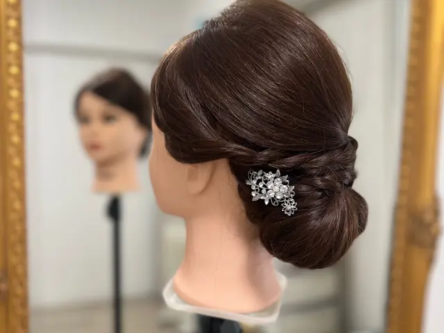 ヘアセット7700円【撮影セット割 5500円】同時に着物着付、メイク 撮影も可