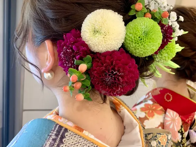 七五三早めにお問い合わせください!ヘア別途可能、早朝時間、新日本髪も対応可。