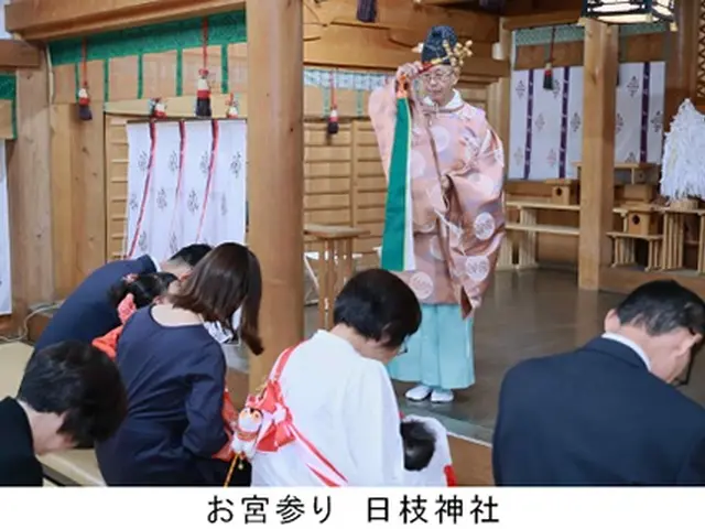 【飛騨高山限定】高山市内の神社で、お宮参りの出張撮影