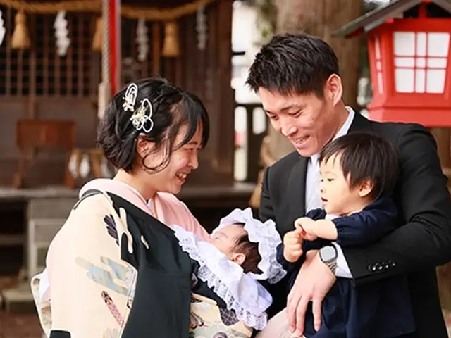 【飛騨高山限定】高山市内の神社で、お宮参りの出張撮影