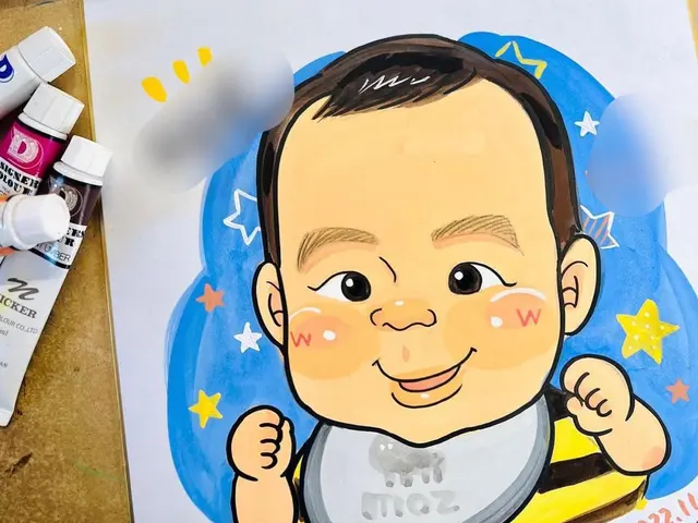 【秋田発❀】カラフル可愛い元気な似顔絵◆スマホ・写真からOK◆