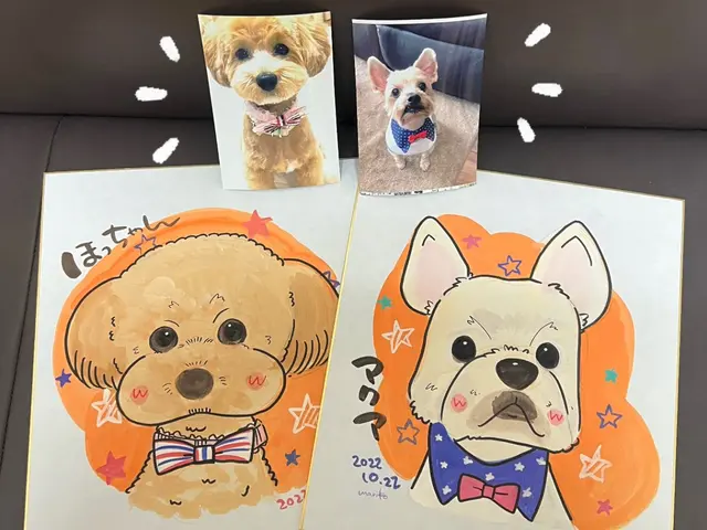【秋田発❀】カラフル可愛い元気な似顔絵◆スマホ・写真からOK◆
