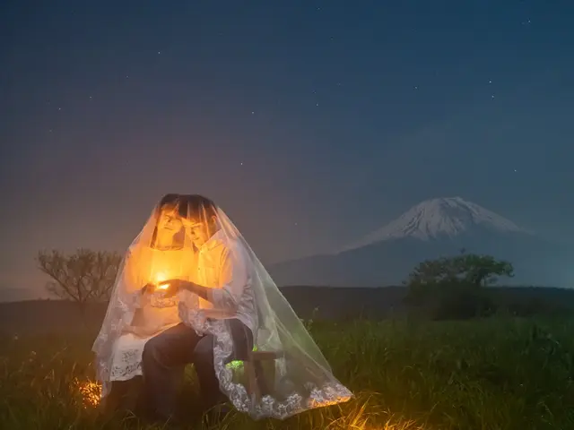 富士山周辺、伊豆、お洒落でドラマチックなロケーション撮影。挙式当日、前撮り