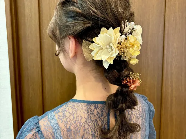 ヘアメイクと着付け一緒に可能。☆トレンドのスタイルから地毛の新日本髪まで対応☆!