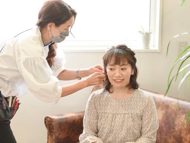 ヘアメイクと着付け一緒に可能。☆トレンドのスタイルから地毛の新日本髪まで対応☆!